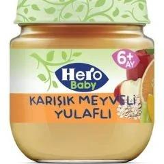 Hero Baby Yulaflı Karışık Meyveli Kavanoz Maması 120 gr