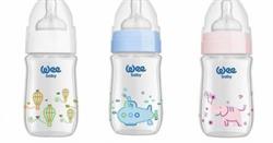 Wee Baby 140 Klasik Plus Geniş Ağızlı Isıya Dayanıklı Cam Biberon 180 ml