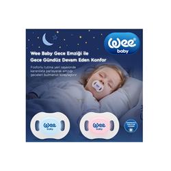 Wee Baby Kapaklı Gece Emziği 14433