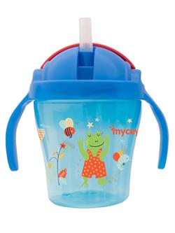 Mycey Pipetli Bardak 200 ml Mavi