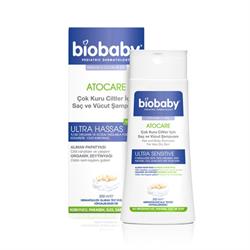 BioBaby Atocare Çok Kuru Ciltler İçin 300 ml Saç ve Vücut Şampuanı