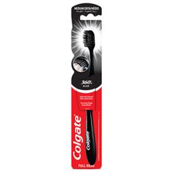 Colgate 360 Charcoal Siyah Orta Diş Fırçası