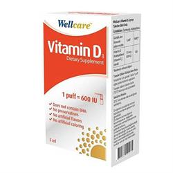 Wellcare Vitamin D3 600 IU Sprey 5 ml