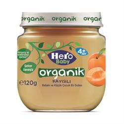 Hero Baby Organik Kayısılı 120 gr Kavanoz Maması