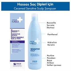 Cecemed Sensitive Scalp Shampoo Hassas Saç Derisi 300 ml Şampuan
