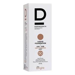 Dermoskin Be Bright Spf 50+ 33 ml Light Likit Fondöten