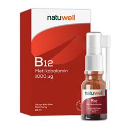 Natuwell B12 Metilkobalamin Sprey 1000 mcg 10 ml