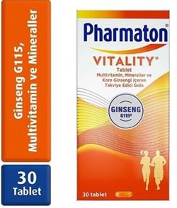 Pharmaton Vitality 30 Kapsül