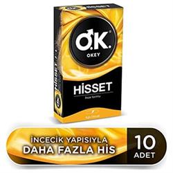 Okey Hisset İnce 10'lu Prezervatif