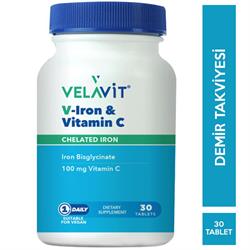 Velavit V-Iron Vitamin C 30 Tablet