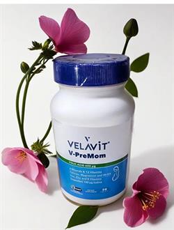 Velavit V-PreMom Folic Acid+6 minerals + 12 vitamins 30 tablet
