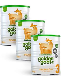 Golden Goat 3 Keçi Sütlü Devam Sütü 400 gr 3 Adet