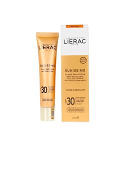 Lierac Sunissime Energizing Protective Fluid SPF 30 Yüz Dekolte Bölgesi Yaşlanma Karşıtı Güneş Kremi