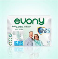 Evony  Esnek Belbantlı Orta Boy (M) 30'lu Yetişkin Hasta Bezi