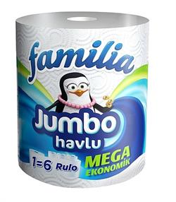 Familia Plus 1=6 Jumbo Kağıt Havlu