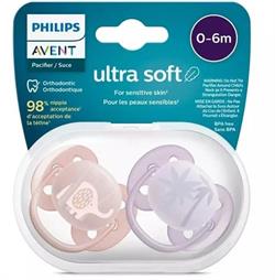 Philips Avent SCF091/09 Ultra Soft 0-6 Ay 2'li Kız Emzik