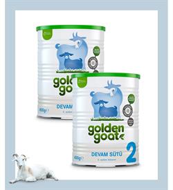 Golden Goat 2 Keçi Sütlü Devam Sütü 400 gr 2 Adet