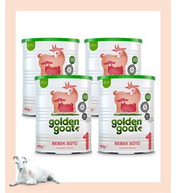 Golden Goat 1 Keçi Sütlü Bebek Sütü 400 gr 4 Adet