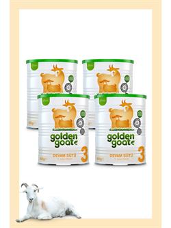 Golden Goat 3 Keçi Sütlü Devam Sütü 400 gr 4 Adet