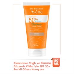 Avene Cleanance Anti-Blemishes 50 Faktör Renkli Güneş Kremi 50 ml