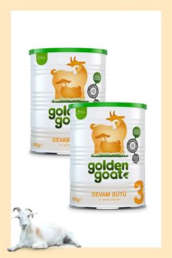Golden Goat 3 Keçi Sütlü Devam Sütü 400 gr 2 Adet