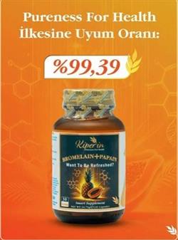 Kiperin Bromelain + Papain 30 Kapsül