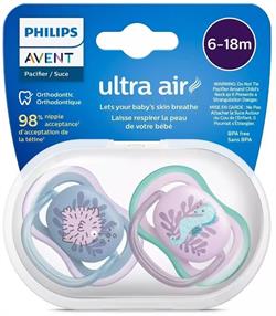 Philips Avent SCF085/61 Ultra Air 6-18 Ay 2'li Kız Emzik