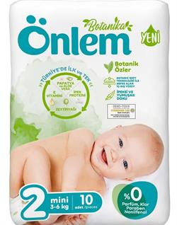 Önlem Bebek Bezi 2 Numara Yenidoğan 3-6 Kg 10 Adet