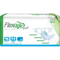 Flexi Life Yetişkin Hasta Bezi Bel Bantlı Tekstil Yüzeyli Medium Orta (30 Adet)
