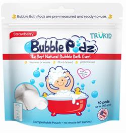 Trukid Bubble Podz Strawberry Scented Bubble Bath Bubbles for All 10 Adet