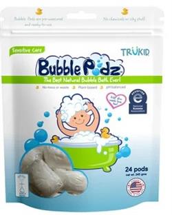 Trukid Bubble Podz Sensitive Care (Eczema) Unscented Bubble Bath 10 adet - Egzamalı Ciltler İçin Kokusuz Banyo Köpüğü