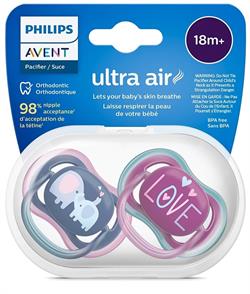 Philips Avent SCF349/22 Ultra Air 18+ Ay 2'li Kız Emzik