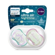 Philips Avent SCF376/19 Ultra Air Night 0-6 Ay 2'li Kız Emzik