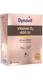 Dynavit Vitamin D3 400 IU Sprey 20 ml