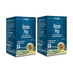Ocean Plus Omega 3 Balık Yağı 1200 mg 30 Kapsül 2'li