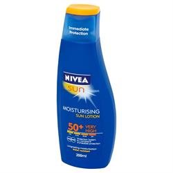 Nivea Sun Nemlendirici Güneş Sütü 50+ Faktör 200 Ml