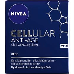Nivea Cellular Anti Age Kırışıklık Karşıtı Yenileyici Gece Kremi 50 mL