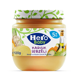 Hero Baby Karışık Sebzeli Kavanoz Mama 125 G