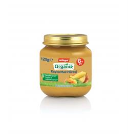 Milupa Organik Kavanoz Maması Muz Kayısı 125 G
