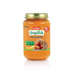 Milupa Organik Meyve Kavanoz Maması Kokteyli 200 g