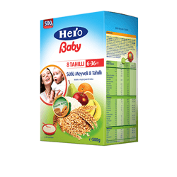 Hero Baby Sütlü Meyveli 8 Tahıllı 500 g