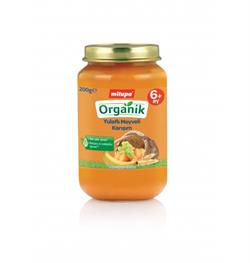 Milupa Organik Kavanozlu Yulaflı Üzüm Kayısı Muz 200 g