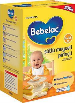Bebelac Sütlü Meyveli Pirinçli 500 gr Bebek Maması