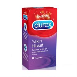 Durex Yakın Hisset(ince) 12'li Prezervatif