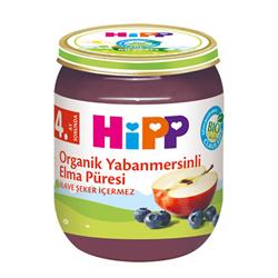 Hipp Organik Yabanmersinli Elma Püresi