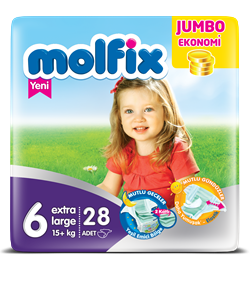 Molfix Bebek Bezi Comfort Fix Jumbo 6 Beden 28 Adet
