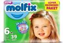 Molfix Bebek Bezi 6 Beden Ekstra Large Dev Ekonomik Paket 39 adet