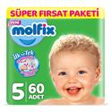 Molfix 3D 5 Beden Junior 60 Adet Bebek Bezi