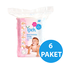 İpek 60'lı 6 Paket Bebek Temizleme Pamuğu
