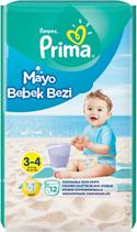 Prima Small 6-11 kg 12 Adet Mayo Bebek Bezi